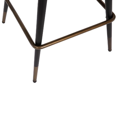 Flash Furniture Lyla Set Of 2 Commercial Modern Armless Counter Stools With Contoured Backrests, Steel Frames And Footrests-Set Of 2 7 Flash Furniture Lyla Set Of 2 Commercial Modern Armless Counter Stools With Contoured Backrests, Steel Frames And Footrests-Set Of 2 - Image 7