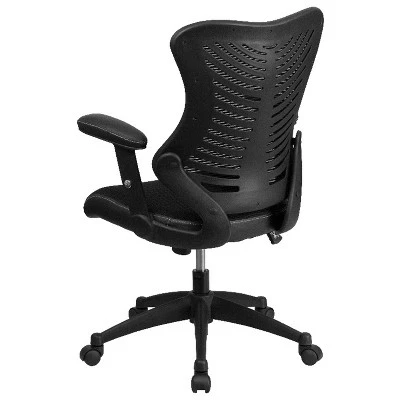 Executive Swivel Office Chair With Mesh Padded Seat - Flash Furniture 2 Executive Swivel Office Chair With Mesh Padded Seat - Flash Furniture - Image 2