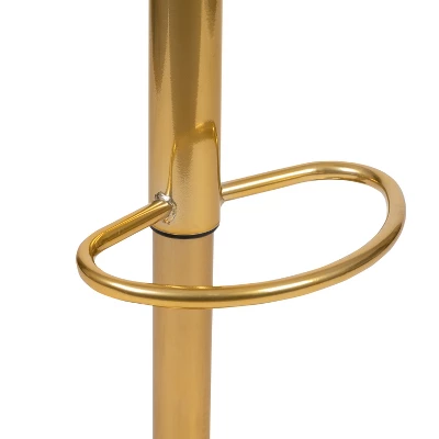 Flash Furniture Modern Vinyl Adjustable Height Barstool With Horizontal Stitch Back, Set Of 2 6 Flash Furniture Modern Vinyl Adjustable Height Barstool With Horizontal Stitch Back, Set Of 2 - Image 6