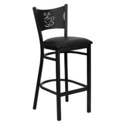 Flash Furniture Black Coffee Back Metal Restaurant Barstool 13 Flash Furniture Black Coffee Back Metal Restaurant Barstool -Flash Furniture GUEST 31863871 e77b 4a5d 9b4c 75041d653678