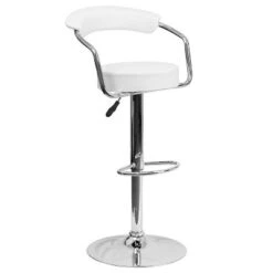 Flash Furniture Contemporary Vinyl Adjustable Height Barstool With Arms And Chrome Base 27 Flash Furniture Contemporary Vinyl Adjustable Height Barstool With Arms And Chrome Base -Flash Furniture GUEST 3366766e b9f0 4809 84e0 86e648d1977c