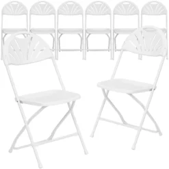 Flash Furniture 8 Pack HERCULES Series 650 Lb. Capacity Plastic Fan Back Folding Chair 26 Flash Furniture 8 Pack HERCULES Series 650 Lb. Capacity Plastic Fan Back Folding Chair -Flash Furniture GUEST 33fd154b 800d 48ec 9746 8760f2feecbd