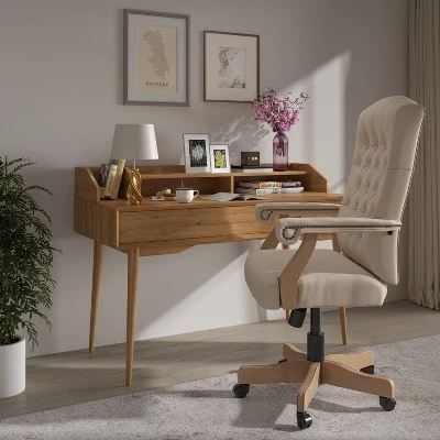 Flash Furniture Martha Washington Executive Swivel Office Chair With Arms 1 Flash Furniture Martha Washington Executive Swivel Office Chair With Arms