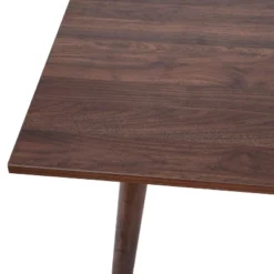 Flash Furniture Hatfield 47 Inch Mid-Century Modern Wood Dining Table, Wood Kitchen Table, Dark Walnut -Flash Furniture GUEST 3906e740 d4cf 4369 9939 3e9fec194b6d