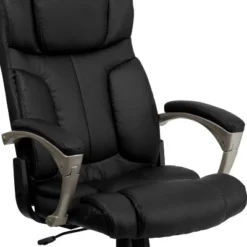 Flash Furniture Hansel High Back Folding Black LeatherSoft Executive Swivel Office Chair With Arms 12 Flash Furniture Hansel High Back Folding Black LeatherSoft Executive Swivel Office Chair With Arms -Flash Furniture GUEST 39814f63 20b7 4dee ac32 3c43a8d39b24