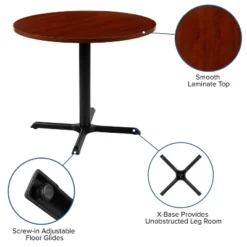 Flash Furniture 36" Round Multi-Purpose Conference Table In Cherry 10 Flash Furniture 36" Round Multi-Purpose Conference Table In Cherry -Flash Furniture GUEST 3aa336fa b811 4dfd 9a30 b97c5d3fcab7