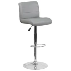 Flash Furniture Contemporary Vinyl Adjustable Height Barstool With Rolled Seat And Chrome Base 30 Flash Furniture Contemporary Vinyl Adjustable Height Barstool With Rolled Seat And Chrome Base -Flash Furniture GUEST 3aa378a6 03b1 4dfd a5ff aa2b725edca3