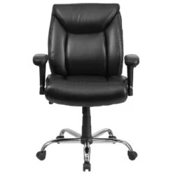 Flash Furniture HERCULES Series Big & Tall 400 Lb. Rated Swivel Ergonomic Task Office Chair With Deep Tufted Seating And Adjustable Arms -Flash Furniture GUEST 3b941c73 a3e0 45a7 b79a aa9c4f258a80