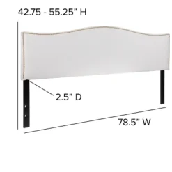 Flash Furniture Lexington Arched Upholstered Headboard With Accent Nail Trim 10 Flash Furniture Lexington Arched Upholstered Headboard With Accent Nail Trim -Flash Furniture GUEST 3be9107c d916 47e1 871d a1d0db33cd4a