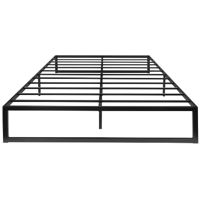 Flash Furniture 14 Inch Metal Platform Bed Frame - No Box Spring Needed With Steel Slat Support And Quick Lock Functionality 4 Flash Furniture 14 Inch Metal Platform Bed Frame - No Box Spring Needed With Steel Slat Support And Quick Lock Functionality - Image 4