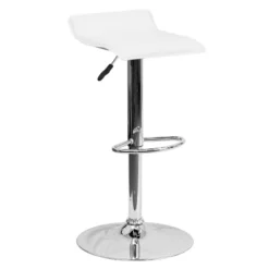 Flash Furniture Contemporary Vinyl Adjustable Height Barstool With Solid Wave Seat And Chrome Base 29 Flash Furniture Contemporary Vinyl Adjustable Height Barstool With Solid Wave Seat And Chrome Base -Flash Furniture GUEST 3e2121c0 ecff 4ba3 90ec ab242e7f90fd