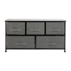Flash Furniture 5 Drawer Wood Top Cast Iron Frame Storage Dresser With Easy Pull Fabric Drawers 18 Flash Furniture 5 Drawer Wood Top Cast Iron Frame Storage Dresser With Easy Pull Fabric Drawers -Flash Furniture GUEST 425ff952 2be4 44f2 b46e c7e25906fd95