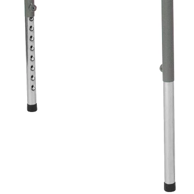 Flash Furniture 2.79-Foot Square Height Adjustable Granite White Plastic Folding Table 5 Flash Furniture 2.79-Foot Square Height Adjustable Granite White Plastic Folding Table - Image 5