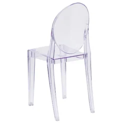 Flash Furniture Ghost Side Chair In Transparent Crystal -Flash Furniture GUEST 441bb44b ba9a 4e60 a249 cd801ed9a9da
