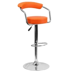 Flash Furniture Contemporary Vinyl Adjustable Height Barstool With Arms And Chrome Base 25 Flash Furniture Contemporary Vinyl Adjustable Height Barstool With Arms And Chrome Base -Flash Furniture GUEST 44674416 3b92 410d 8556 b7622da4f7c8