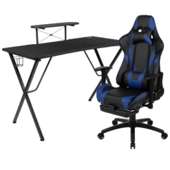 Flash Furniture Gaming Desk And Footrest Reclining Gaming Chair Set With Cup Holder, Headphone Hook, And Monitor/Smartphone Stand 27 Flash Furniture Gaming Desk And Footrest Reclining Gaming Chair Set With Cup Holder, Headphone Hook, And Monitor/Smartphone Stand -Flash Furniture GUEST 44f2d806 b51c 4ad8 83a8 f5f1b101543e