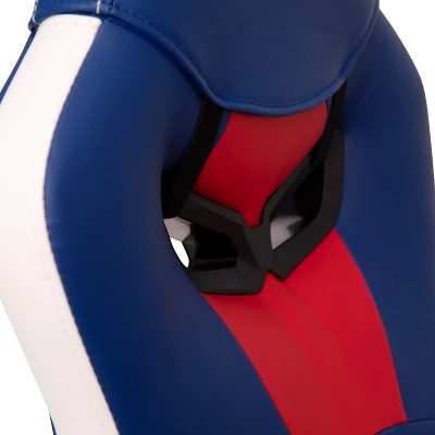 Flash Furniture Ergonomic PC Office Computer Chair - Adjustable Red & Blue Designer Gaming Chair - 360° Swivel - Red Dual Wheel Casters 9 Flash Furniture Ergonomic PC Office Computer Chair - Adjustable Red & Blue Designer Gaming Chair - 360° Swivel - Red Dual Wheel Casters - Image 9