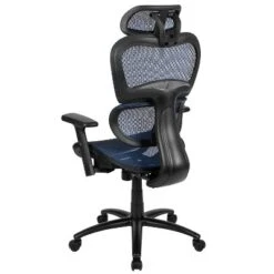 Flash Furniture Ergonomic Mesh Office Chair With 2-to-1 Synchro-Tilt, Adjustable Headrest, Lumbar Support, And Adjustable Pivot Arms -Flash Furniture GUEST 461cdee0 cf2a 4a15 8a91 a7e4f5d73393