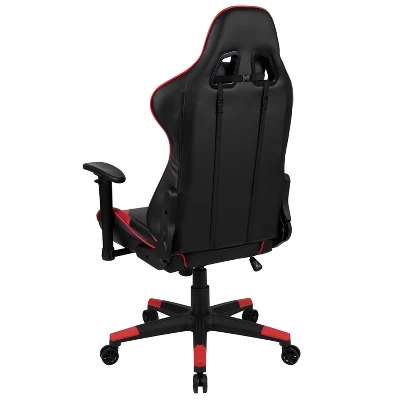 Flash Furniture X20 Gaming Chair Racing Office Ergonomic Computer PC Adjustable Swivel Chair With Fully Reclining Back In Red LeatherSoft 10 Flash Furniture X20 Gaming Chair Racing Office Ergonomic Computer PC Adjustable Swivel Chair With Fully Reclining Back In Red LeatherSoft - Image 10