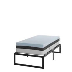 Flash Furniture 14 Inch Metal Platform Bed Frame With 12 Inch Pocket Spring Mattress In A Box And 3 Inch Cool Gel Memory Foam Topper 31 Flash Furniture 14 Inch Metal Platform Bed Frame With 12 Inch Pocket Spring Mattress In A Box And 3 Inch Cool Gel Memory Foam Topper -Flash Furniture GUEST 49cbb704 0e2c 4a16 b748 364f32718983