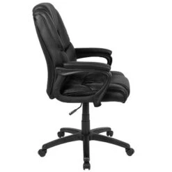 Flash Furniture Flash Fundamentals Big & Tall 400 Lb. Rated LeatherSoft Swivel Office Chair With Padded Arms 17 Flash Furniture Flash Fundamentals Big & Tall 400 Lb. Rated LeatherSoft Swivel Office Chair With Padded Arms -Flash Furniture GUEST 4b1946e7 5477 4842 ba9f 5dc39e4ff9c4