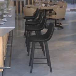 Flash Furniture Caleb Modern Armless 24 Inch Counter Height Stools Commercial Grade With Footrests And Matte Metal Frames, Set Of 2 16 Flash Furniture Caleb Modern Armless 24 Inch Counter Height Stools Commercial Grade With Footrests And Matte Metal Frames, Set Of 2 -Flash Furniture GUEST 4b48d41e e735 4628 99e7 c12948dc9374