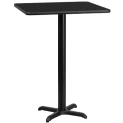 Flash Furniture 24'' Square Laminate Table Top With 22'' X 22'' Bar Height Table Base 6 Flash Furniture 24'' Square Laminate Table Top With 22'' X 22'' Bar Height Table Base -Flash Furniture GUEST 4c6a80c3 af84 480f 99dd 3039b54e0d33