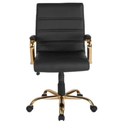 Flash Furniture Mid-Back Executive Swivel Office Chair With Metal Frame And Arms 25 Flash Furniture Mid-Back Executive Swivel Office Chair With Metal Frame And Arms -Flash Furniture GUEST 4cb16de3 63f4 4238 956d 6adc4e612dac