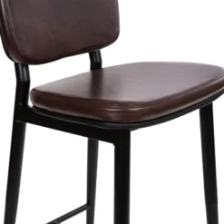 Flash Furniture Kenzie Commercial Grade Mid-Back Barstools - LeatherSoft Upholstery - Iron Frame With Integrated Footrest - Set Of 2 19 Flash Furniture Kenzie Commercial Grade Mid-Back Barstools - LeatherSoft Upholstery - Iron Frame With Integrated Footrest - Set Of 2 -Flash Furniture GUEST 4e167541 bcd0 4e27 814c 8af734965f7c
