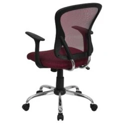 Flash Furniture Mid-Back Mesh Swivel Task Office Chair With Chrome Base And Arms 19 Flash Furniture Mid-Back Mesh Swivel Task Office Chair With Chrome Base And Arms -Flash Furniture GUEST 4e1dc308 ef4f 4746 9219 df47d965f8b4