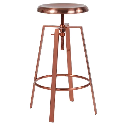 Flash Furniture Toledo Industrial Style Barstool With Swivel Lift Adjustable Height Seat 12 Flash Furniture Toledo Industrial Style Barstool With Swivel Lift Adjustable Height Seat - Image 12