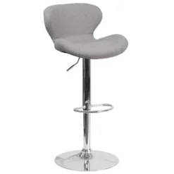 Flash Furniture Contemporary Adjustable Height Barstool With Curved Back And Chrome Base 29 Flash Furniture Contemporary Adjustable Height Barstool With Curved Back And Chrome Base -Flash Furniture GUEST 4fb8a561 61a7 454b a520 1dfcca6a9126