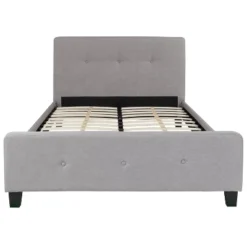 Flash Furniture Tribeca Full Size Tufted Upholstered Platform Bed In Light Gray Fabric 5 Flash Furniture Tribeca Full Size Tufted Upholstered Platform Bed In Light Gray Fabric -Flash Furniture GUEST 50393b7c 72b7 4247 afbb add0a2d89b88