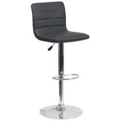 Flash Furniture Modern Vinyl Adjustable Height Barstool With Horizontal Stitch Back 33 Flash Furniture Modern Vinyl Adjustable Height Barstool With Horizontal Stitch Back -Flash Furniture GUEST 5093716e c10c 4ac8 bfac caf9cb11b3c2