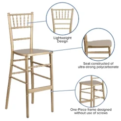 Flash Furniture HERCULES Series Gold Wood Chiavari Barstool 11 Flash Furniture HERCULES Series Gold Wood Chiavari Barstool -Flash Furniture GUEST 529364eb b857 4779 88e8 452d28f1b0d0