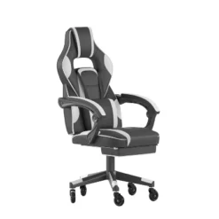 Flash Furniture X40 Gaming Chair Racing Computer Chair With Fully Reclining Back/Arms And Transparent Roller Wheels, Slide-Out Footrest 20 Flash Furniture X40 Gaming Chair Racing Computer Chair With Fully Reclining Back/Arms And Transparent Roller Wheels, Slide-Out Footrest -Flash Furniture GUEST 54974c42 54ad 40cc a6cf dd94edd31d7a
