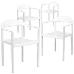 Flash Furniture 4 Pack HERCULES Series 1000 Lb. Capacity Plastic Cafe Stack Chair 5 Flash Furniture 4 Pack HERCULES Series 1000 Lb. Capacity Plastic Cafe Stack Chair -Flash Furniture GUEST 54ef2fbf 741d 41c2 bf55 0bfbe34e2017