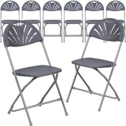 Flash Furniture 8 Pack HERCULES Series 650 Lb. Capacity Plastic Fan Back Folding Chair 27 Flash Furniture 8 Pack HERCULES Series 650 Lb. Capacity Plastic Fan Back Folding Chair -Flash Furniture GUEST 58c42481 3167 4501 8d53 b6a76ac40dcc