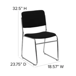 Flash Furniture HERCULES Series 500 Lb. Capacity High Density Stacking Chair With Sled Base -Flash Furniture GUEST 5c6d2e7b 28ba 4c97 abc5 3938696fd44a