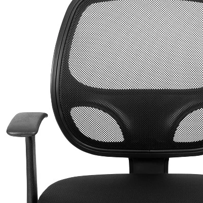 Flash Furniture Flash Fundamentals Mid-Back Mesh Swivel Ergonomic Task Office Chair With Arms 6 Flash Furniture Flash Fundamentals Mid-Back Mesh Swivel Ergonomic Task Office Chair With Arms - Image 6