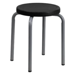 Flash Furniture Stackable Stool With Silver Powder Coated Frame 7 Flash Furniture Stackable Stool With Silver Powder Coated Frame -Flash Furniture GUEST 5e04ef43 cfcb 4790 a9ce 4eb042bdbde3