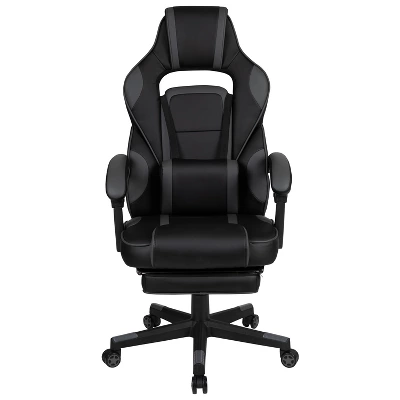 Flash Furniture X40 Gaming Chair Racing Ergonomic Computer Chair With Fully Reclining Back/Arms, Slide-Out Footrest, Massaging Lumbar 3 Flash Furniture X40 Gaming Chair Racing Ergonomic Computer Chair With Fully Reclining Back/Arms, Slide-Out Footrest, Massaging Lumbar - Image 3