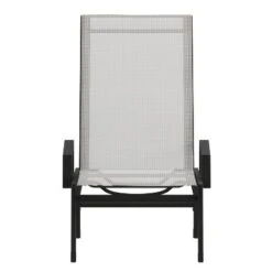 Flash Furniture Brazos Adjustable Chaise Lounge Chair With Arms, All-Weather Outdoor Five-Position Recliner -Flash Furniture GUEST 5ec705d8 bd6d 4144 8482 afad789e9175