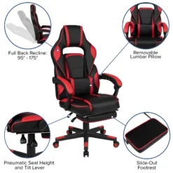Flash Furniture Gaming Desk With Cup Holder/Headphone Hook & Reclining Back/Arms Gaming Chair With Footrest 14 Flash Furniture Gaming Desk With Cup Holder/Headphone Hook & Reclining Back/Arms Gaming Chair With Footrest -Flash Furniture GUEST 60890070 f226 4a1b b172 c09c9a0d15f9