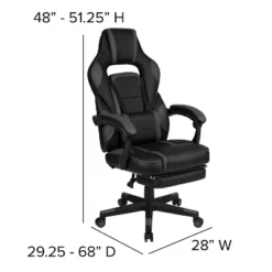 Flash Furniture X40 Gaming Chair Racing Ergonomic Computer Chair With Fully Reclining Back/Arms, Slide-Out Footrest, Massaging Lumbar 25 Flash Furniture X40 Gaming Chair Racing Ergonomic Computer Chair With Fully Reclining Back/Arms, Slide-Out Footrest, Massaging Lumbar -Flash Furniture GUEST 60c7a4dd 8198 434e 93b8 c2898c3730f2