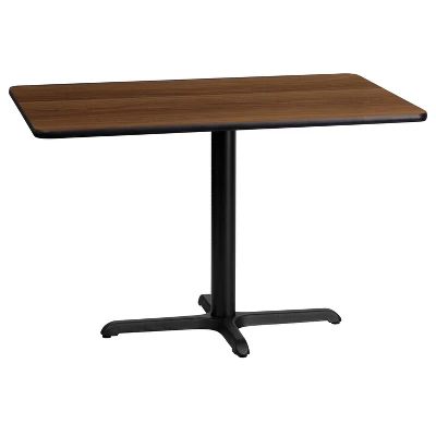 Flash Furniture 24'' X 42'' Rectangular Laminate Table Top With 23.5'' X 29.5'' Table Height Base 5 Flash Furniture 24'' X 42'' Rectangular Laminate Table Top With 23.5'' X 29.5'' Table Height Base - Image 5