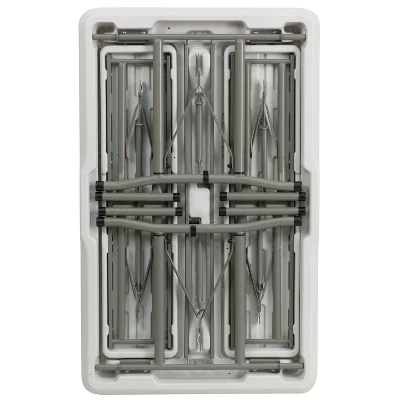 Flash Furniture 3 Piece Portable Plastic Folding Bench And Table Set 8 Flash Furniture 3 Piece Portable Plastic Folding Bench And Table Set - Image 8