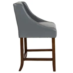 Flash Furniture Carmel Series 24" High Transitional Wood Counter Height Stool With Accent Nail Trim 19 Flash Furniture Carmel Series 24" High Transitional Wood Counter Height Stool With Accent Nail Trim -Flash Furniture GUEST 6211ab4d b4ec 484b 8f85 86f8341066b9