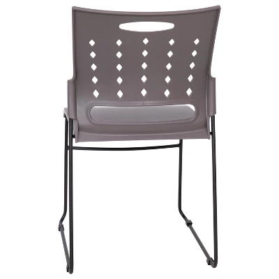 Flash Furniture 5 Pack HERCULES Series 881 Lb. Capacity Sled Base Stack Chair With Air-Vent Back 8 Flash Furniture 5 Pack HERCULES Series 881 Lb. Capacity Sled Base Stack Chair With Air-Vent Back - Image 8