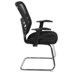 Flash Furniture Black Mesh Side Reception Chair With Chrome Sled Base 21 Flash Furniture Black Mesh Side Reception Chair With Chrome Sled Base -Flash Furniture GUEST 65c3a96e 15d5 4d9a b338 593bd5efc188